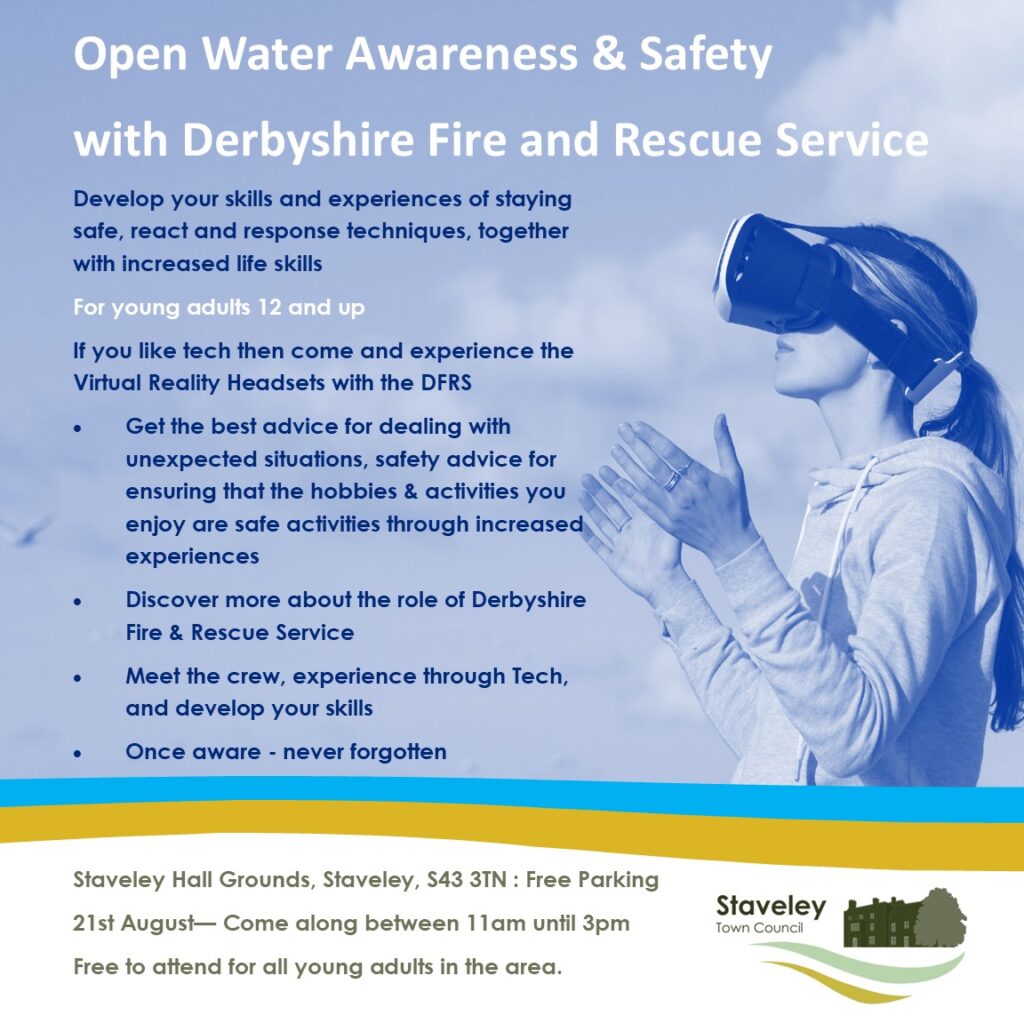 open water awareness for 12 years and over advert
