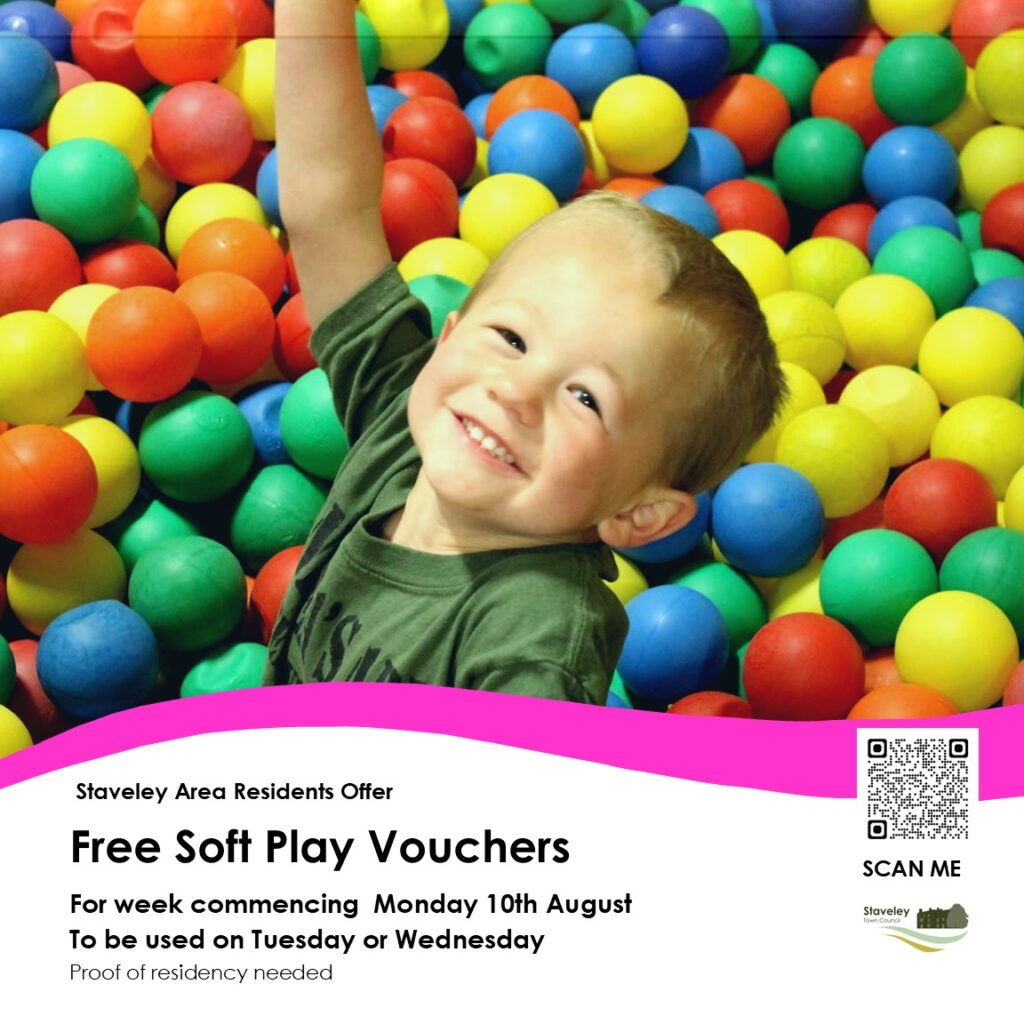 Free Healthy Living Vouchers for staveley area residents - details to follow