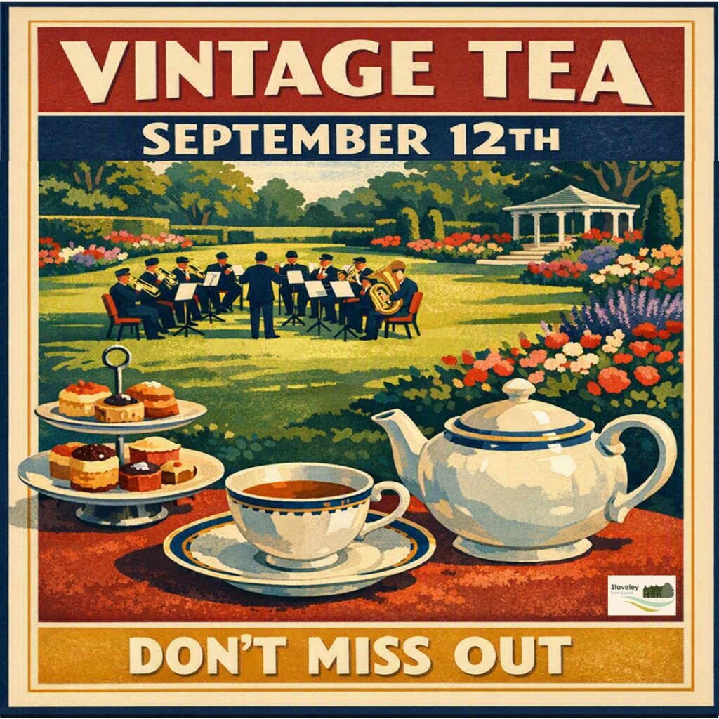 vintage tea advert for 12th September image only